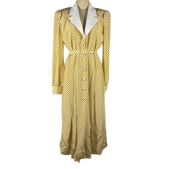 alessandra rich belted printed silk midi dress Alessandra Rich Polka Dot Belted Midi Dress - Blue - 40% Off